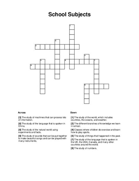 stylebook subject crossword clue